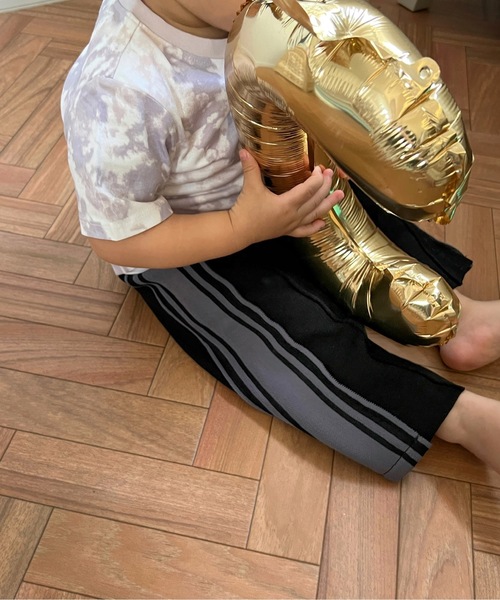 SANSeLF（サンセルフ）の「キッズラインカラージャージパンツ sank22s004【SANSeLF】（その他パンツ・キッズ・ブラック/ピンク・M/S）」の5枚目の写真