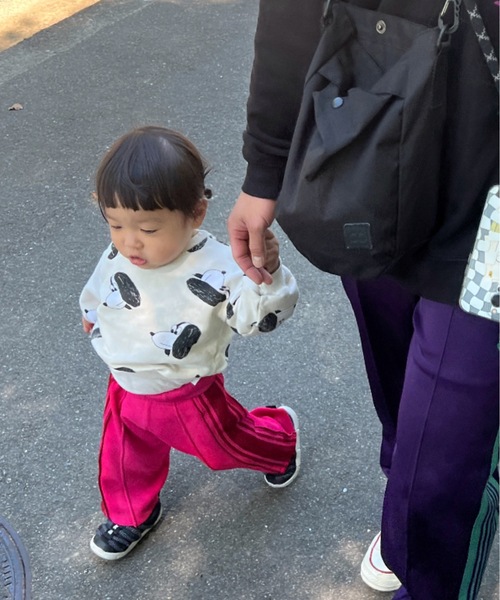 SANSeLF（サンセルフ）の「キッズラインカラージャージパンツ sank22s004【SANSeLF】（その他パンツ・キッズ・ブラック/ピンク・M/S）」の21枚目の写真