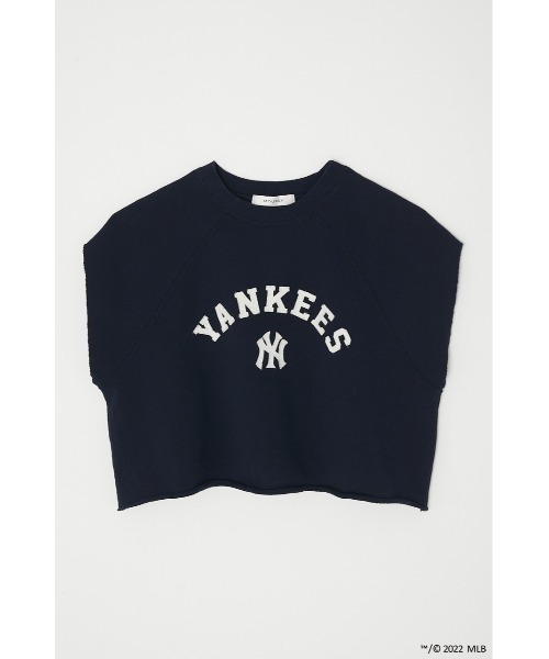 MOUSSY(マウジー)の「MLB CROPPED TOP J(その他トップス・レディース・ネイビー/杢グレー/ライトブラック・FREE)」の3枚目の写真