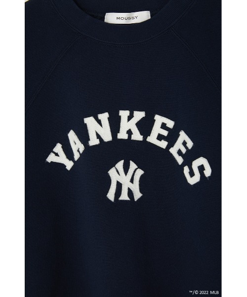 MOUSSY(マウジー)の「MLB CROPPED TOP J(その他トップス・レディース・ネイビー/杢グレー/ライトブラック・FREE)」の10枚目の写真