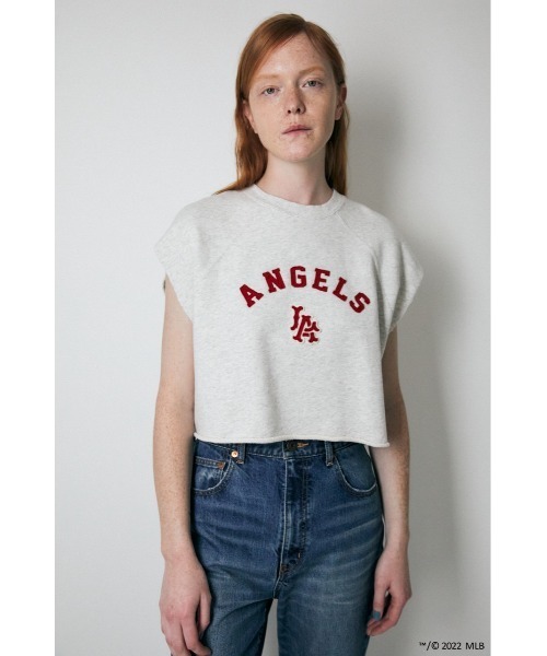 MOUSSY(マウジー)の「MLB CROPPED TOP J(その他トップス・レディース・ネイビー/杢グレー/ライトブラック・FREE)」の15枚目の写真