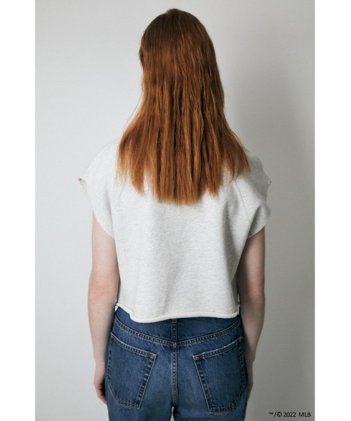 MOUSSY(マウジー)の「MLB CROPPED TOP J(その他トップス・レディース・ネイビー/杢グレー/ライトブラック・FREE)」の5枚目の写真