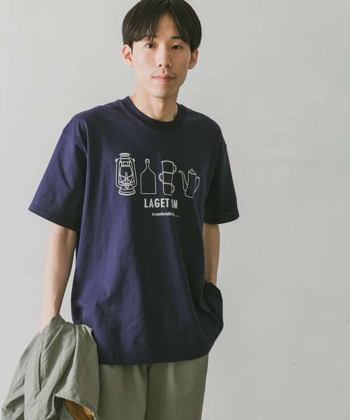 URBAN RESEARCH DOORS（アーバンリサーチドアーズ）の「グランピングプリントTシャツ（Tシャツ/カットソー・メンズ・ホワイト/ネイビー/イエロー・MEDIUM/LARGE）」の21枚目の写真