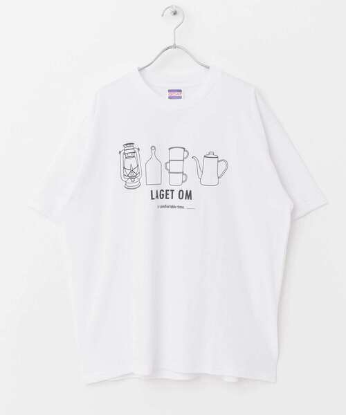 URBAN RESEARCH DOORS（アーバンリサーチドアーズ）の「グランピングプリントTシャツ（Tシャツ/カットソー・メンズ・ホワイト/ネイビー/イエロー・MEDIUM/LARGE）」の14枚目の写真