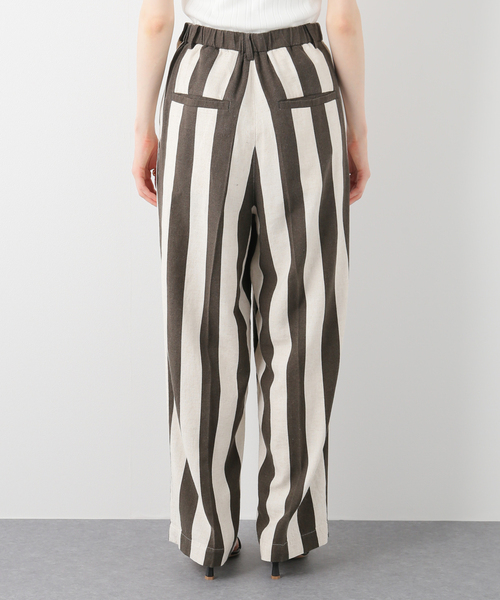 FRAMeWORK（フレームワーク）の「レーヨンリネンストライプパンツ（その他パンツ・レディース・ベージュ・40/38/36）」の11枚目の写真