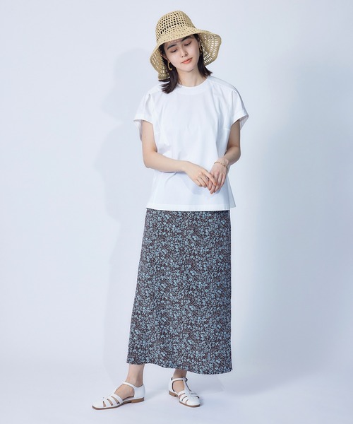 ROPE'(ロペ)の「透かし編みペーパーハット(ハット・レディース・ダークブラウン/ベージュ・FREE)」の4枚目の写真