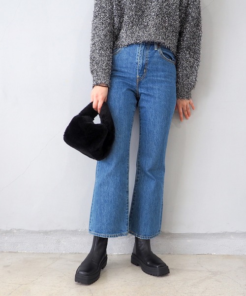 byあしながおじさん（バイアシナガオジサン）の「厚底サイドゴアブーツ　8710378（ブーツ・レディース・ブラック/グレー/アイボリー/ダークブラウン/ブラック系その他・LL/S/M/L）」の21枚目の写真