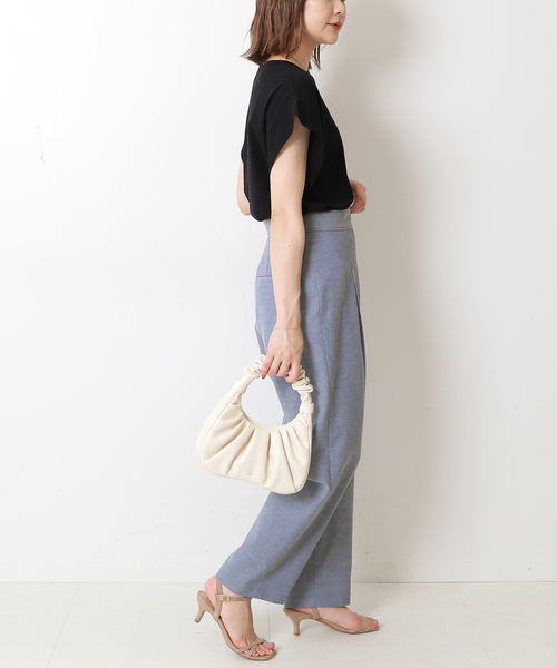 SLOBE IENA(スローブイエナ)の「ストレートドライパンツ(その他パンツ・レディース・ネイビー/アイボリー・38/36)」の20枚目の写真