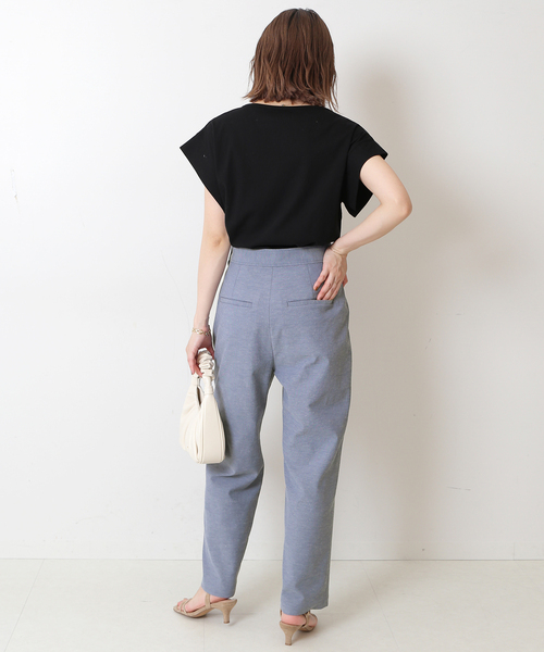 SLOBE IENA(スローブイエナ)の「ストレートドライパンツ(その他パンツ・レディース・ネイビー/アイボリー・38/36)」の19枚目の写真