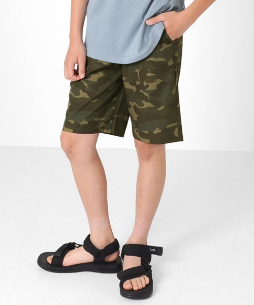 GLAZOS(グラソス)の「さらパン・総柄イージーハーフパンツ【セットアップ対応】(その他パンツ・キッズ・ブラック/ベージュ/ネイビー/カーキ・130cm/140cm/150cm/160cm/170cm)」の4枚目の写真