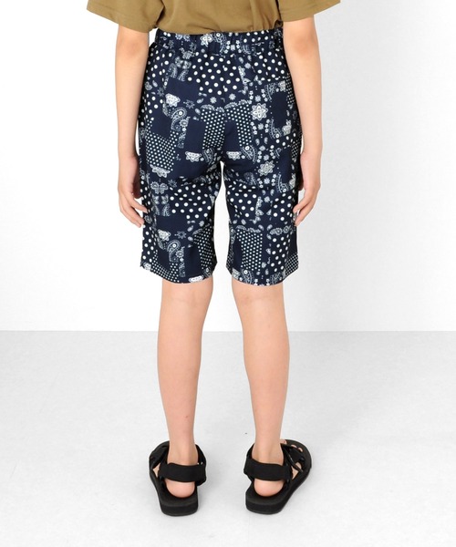 GLAZOS(グラソス)の「さらパン・総柄イージーハーフパンツ【セットアップ対応】(その他パンツ・キッズ・ブラック/ベージュ/ネイビー/カーキ・130cm/140cm/150cm/160cm/170cm)」の14枚目の写真