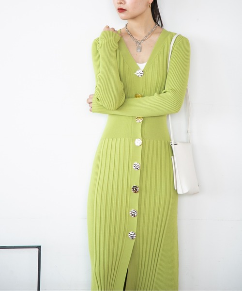 セール ブランド古着 ニットワンピース ワンピース Jeanasis ジーナシス のファッション通販 Zozoused