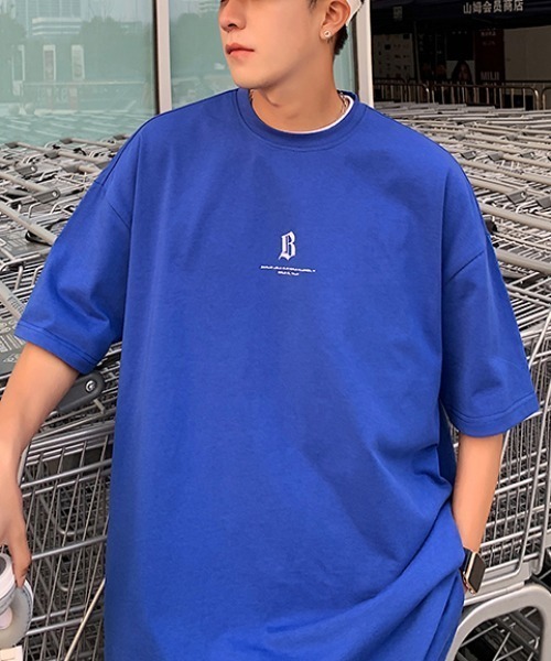 MGV(エムジーヴィー)の「アルファベットレタリングTシャツ(Tシャツ/カットソー・メンズ・ホワイト/ブラック/ブルー/オレンジ・LARGE/X-LARGE/MEDIUM)」の9枚目の写真
