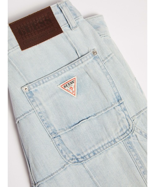 Guess（ゲス）の「GUESS Originals Windowpane Carpenter Denim Pants（デニムパンツ・レディース・ライトブルー・25inch/26inch/24inch/27inch）」の8枚目の写真