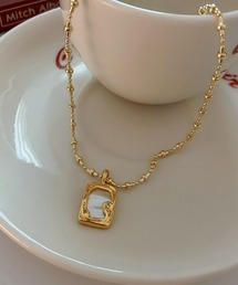 LAC-VERT | スクエアシェルネックレス(ネックレス)