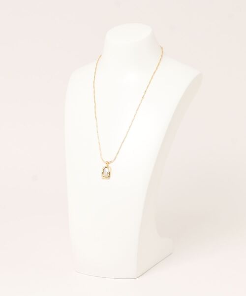 LAC-VERT（ラック・ヴェール）の「スクエアシェルネックレス（ネックレス・レディース・ゴールド・FREE）」の11枚目の写真