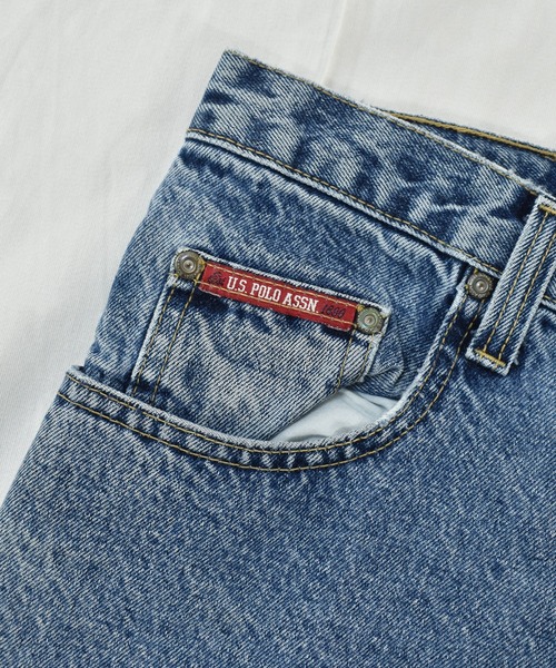 VINTAGE（ヴィンテージ）の「【ヴィンテージ古着】U.S.POLO ASSN/ユーエスポロアッスン デニムショーツ（デニムパンツ・メンズ・ブルー・33）」の5枚目の写真