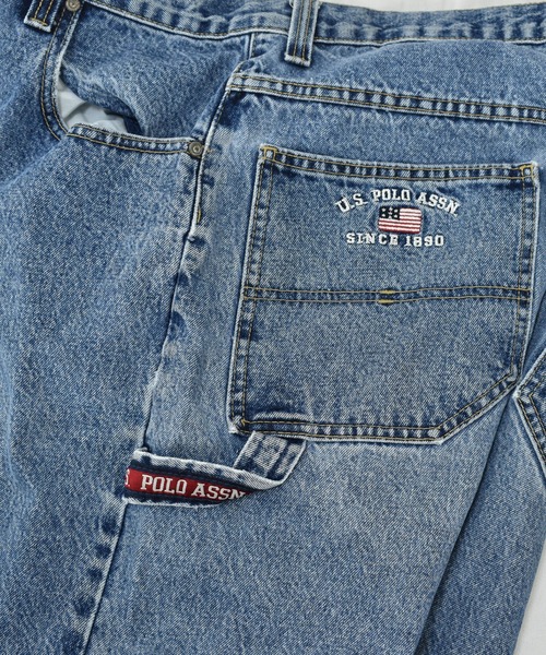 VINTAGE（ヴィンテージ）の「【ヴィンテージ古着】U.S.POLO ASSN/ユーエスポロアッスン デニムショーツ（デニムパンツ・メンズ・ブルー・33）」の6枚目の写真