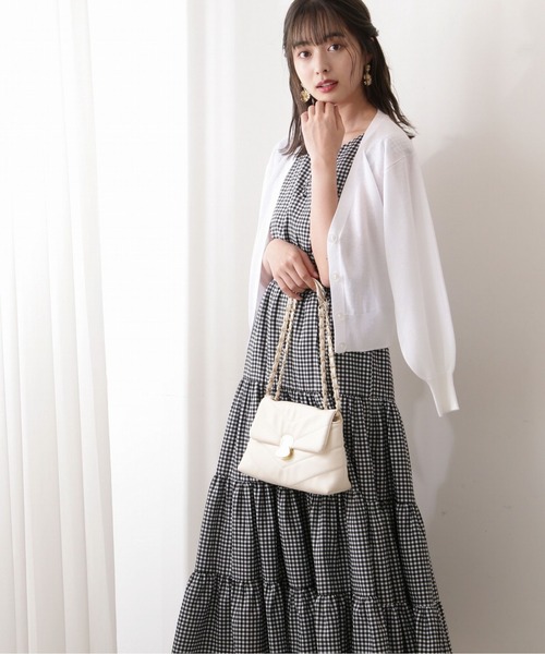 PROPORTION BODY DRESSING（プロポーションボディドレッシング）の「シアーカーデ / 1212274501（カーディガン/ボレロ・レディース・ブラック/ホワイト/パープル・FREE）」の2枚目の写真