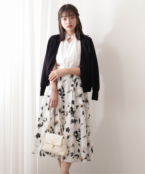 PROPORTION BODY DRESSING（プロポーションボディドレッシング）の「シアーカーデ / 1212274501（カーディガン/ボレロ・レディース・ブラック/ホワイト/パープル・FREE）」の8枚目の写真