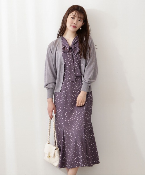 PROPORTION BODY DRESSING（プロポーションボディドレッシング）の「シアーカーデ / 1212274501（カーディガン/ボレロ・レディース・ブラック/ホワイト/パープル・FREE）」の14枚目の写真