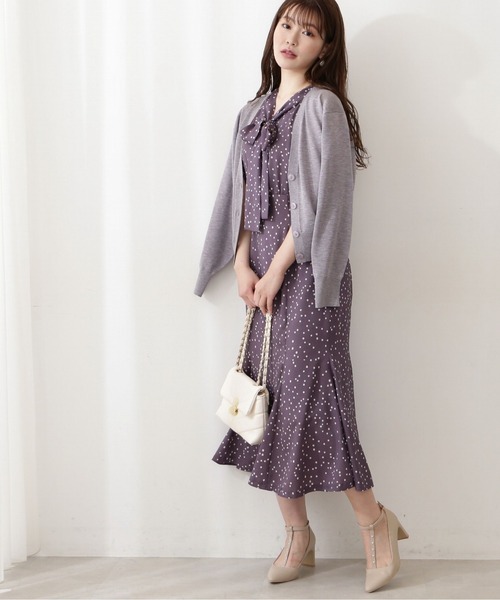 PROPORTION BODY DRESSING（プロポーションボディドレッシング）の「シアーカーデ / 1212274501（カーディガン/ボレロ・レディース・ブラック/ホワイト/パープル・FREE）」の15枚目の写真