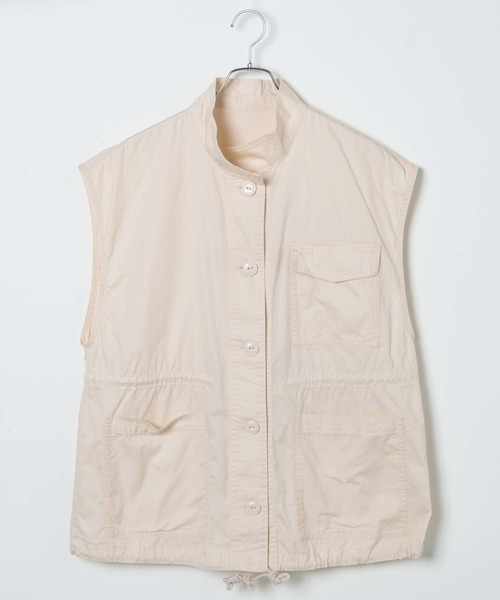 DuKKah（デュカ）の「Dukkah/【低身長向け】ミリタリーベスト（ベスト・レディース・ブラック/カーキ/アイボリー・FREE）」の11枚目の写真