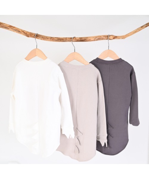 nicohrat（ニコフラート）の「ニコフラート 恐竜トレーナー（スウェット・キッズ・グレー/チャコールグレー・100cm/120cm/140cm/130cm/110cm/90cm）」の11枚目の写真