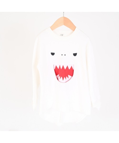 nicohrat（ニコフラート）の「ニコフラート 恐竜トレーナー（スウェット・キッズ・グレー/チャコールグレー・100cm/120cm/140cm/130cm/110cm/90cm）」の8枚目の写真