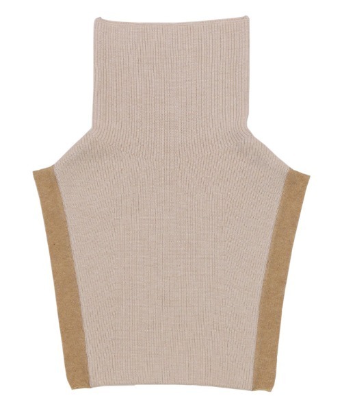 select MOCA by son（セレクトモカバイソン）の「2022 AW バイカラータートルニット付け襟（付け襟・レディース・アイボリー/ブラック/ブラウン・FREE）」の20枚目の写真