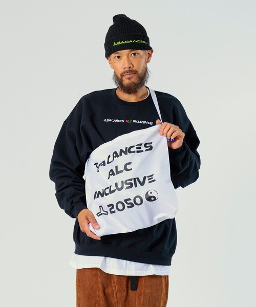 AlexanderLeeChang(アレキサンダーリーチャン)の「AlexanderLeeChang アレキサンダーリーチャン / BLC SACOCHE BACANCESコラボレーションサコッシュ ショルダーバッグ / BC052204(ショルダーバッグ・メンズ・ホワイト・ONE SIZE)」の4枚目の写真