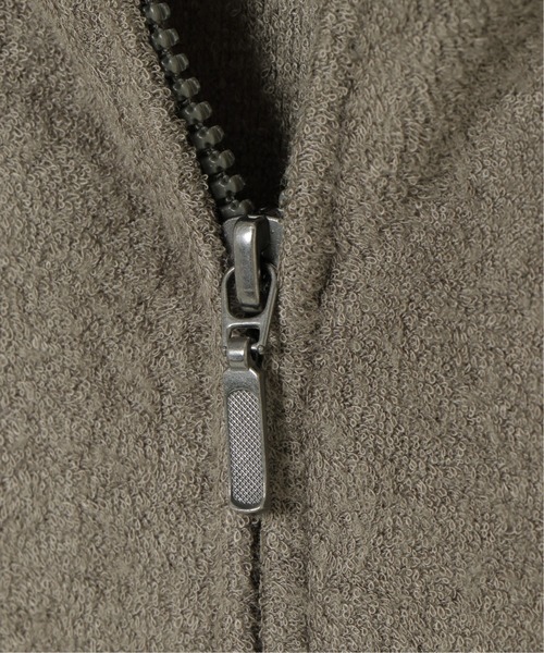 sleeping.com（スリーピングドットコム）の「オリジナルの香り付き素材 メンズ・ゆるふわダブルパイルカットソージップアップパーカー（ルームウェア/パジャマ・メンズ・ネイビー/ベージュ/オリーブ/ライトグレー/スカイブルー・ﾌﾘ-）」の16枚目の写真