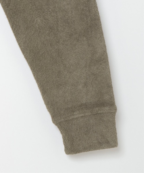 sleeping.com（スリーピングドットコム）の「オリジナルの香り付き素材 メンズ・ゆるふわダブルパイルカットソージップアップパーカー（ルームウェア/パジャマ・メンズ・ネイビー/ベージュ/オリーブ/ライトグレー/スカイブルー・ﾌﾘ-）」の12枚目の写真