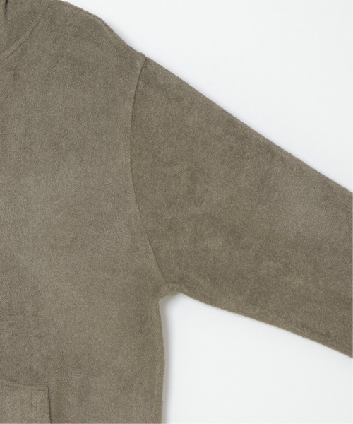 sleeping.com（スリーピングドットコム）の「オリジナルの香り付き素材 メンズ・ゆるふわダブルパイルカットソージップアップパーカー（ルームウェア/パジャマ・メンズ・ネイビー/ベージュ/オリーブ/ライトグレー/スカイブルー・ﾌﾘ-）」の11枚目の写真