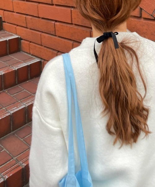 GIMME GIMME(ギミーギミー)の「ベーシックセーター gimw22a003(ニット/セーター・レディース・ホワイト/グレー・FREE)」の15枚目の写真