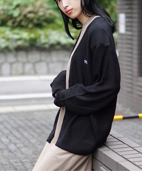 PENNEYS(ぺニーズ)の「PENNEY'S/ペニーズ THE FOX CARDIGAN フォックスカーディガン(ユニセックス)(カーディガン/ボレロ・メンズ・ライトグリーン/ホワイト/ネイビー/ブラック/グリーン/レッド系/マスタード/ブルー系/グリーン系/ベージュ系・LARGE/MEDIUM/SMALL/X-SMALL)」の15枚目の写真