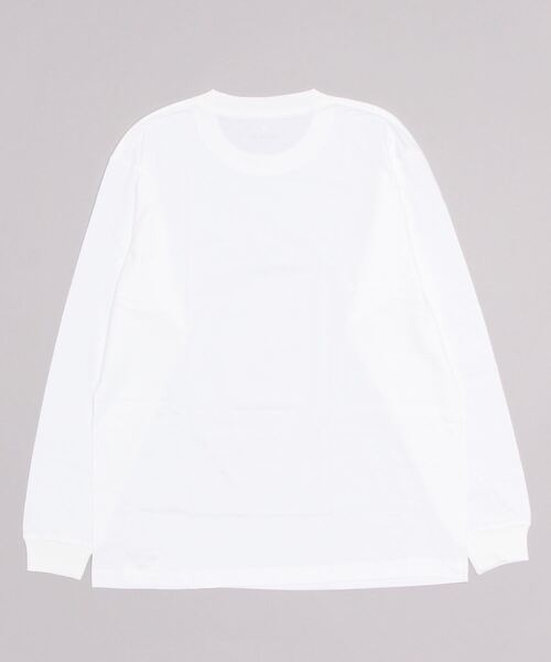 HANES(ヘインズ)の「HANES ロングスリーブTシャツ H5186(Tシャツ/カットソー・メンズ・ダークグレー/ネイビー/ホワイト/ブラック/ヘザーチャコール・M/L/XL)」の6枚目の写真