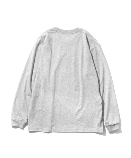 HANES(ヘインズ)の「HANES ロングスリーブTシャツ H5186(Tシャツ/カットソー・メンズ・ダークグレー/ネイビー/ホワイト/ブラック/ヘザーチャコール・M/L/XL)」の16枚目の写真