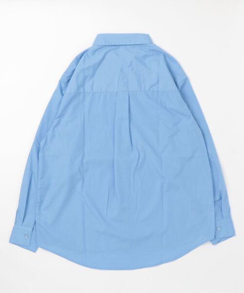 coca（coca）（コカ）の「メンズブロードビッグシルエットシャツ（シャツ/ブラウス・メンズ・ホワイト/ブルー・M/L/XL）」の3枚目の写真