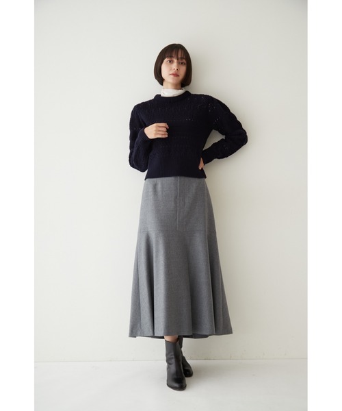 human woman（ヒューマンウーマン）の「◆シアータートルカットソー（Tシャツ/カットソー・レディース・ピンク/ホワイト系その他/イエロー/ブルー/チャコールグレー・MEDIUM）」の9枚目の写真