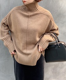 MAISON BREEZE | 【MAISON BREEZE】センターシームラインニットタートル セーター(ニット/セーター)