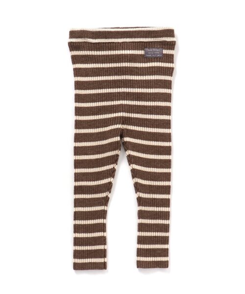 apres les cours（アプレレクール）の「リブニットレギンス（レギンス/スパッツ・キッズ・グレー/アイボリー/ブラウン/グリーン・120/80/90/130/110/100）」の6枚目の写真