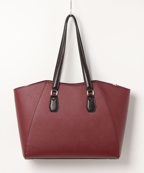& chouette（アンドシュエット）の「アイコンチャーム A4トートバッグ（トートバッグ・レディース・ワインレッド/ピンク/グレイッシュベージュ/ブラウン・FREE）」の9枚目の写真