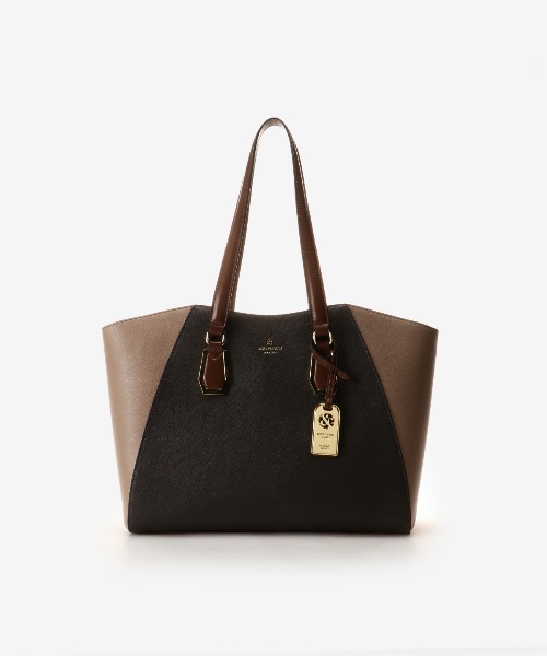 & chouette（アンドシュエット）の「アイコンチャーム A4トートバッグ（トートバッグ・レディース・ワインレッド/ピンク/グレイッシュベージュ/ブラウン・FREE）」の2枚目の写真