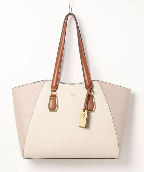 & chouette（アンドシュエット）の「アイコンチャーム A4トートバッグ（トートバッグ・レディース・ワインレッド/ピンク/グレイッシュベージュ/ブラウン・FREE）」の15枚目の写真