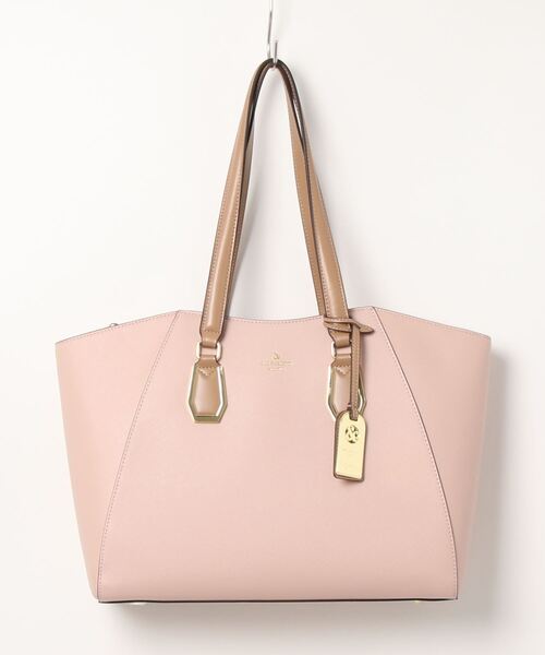 & chouette（アンドシュエット）の「アイコンチャーム A4トートバッグ（トートバッグ・レディース・ワインレッド/ピンク/グレイッシュベージュ/ブラウン・FREE）」の14枚目の写真