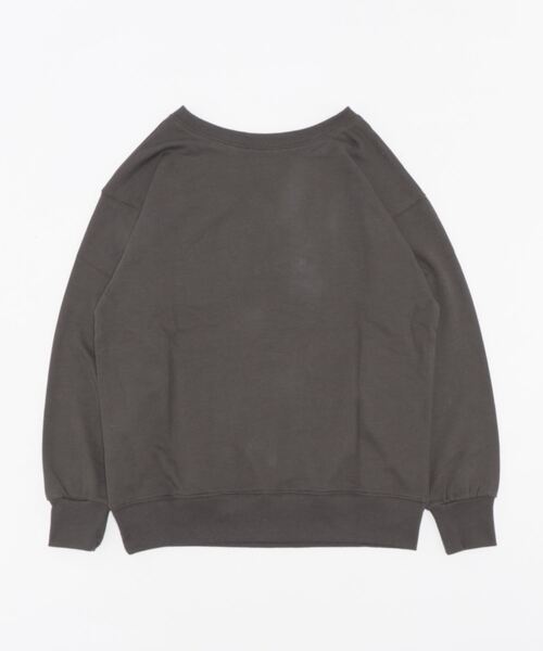 Lugnoncure（ルノンキュール）の「前後着ロゴスウェット（Tシャツ/カットソー・レディース・オフホワイト/チャコール/グリーン・ﾌﾘ-）」の4枚目の写真