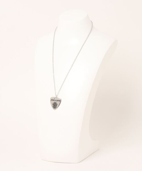 SPINNS（スピンズ）の「PICモチーフ チェーンネックレス（ネックレス・メンズ・アンティークシルバー・ONESIZE）」の3枚目の写真