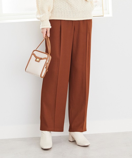 CHAN ME（チャンミ）の「ツイルセンタープレススラックス（スラックス・レディース・ブラック/ブラウン/グレー/オレンジ・SMALL/MEDIUM）」の19枚目の写真