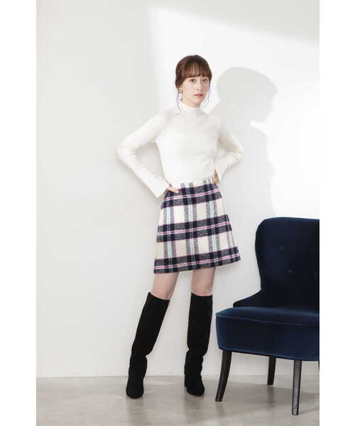 JILL STUART(ジルスチュアート)の「◆ケニーチェックスカート(スカート・レディース・グリーン/ネイビー・0/2/4)」の13枚目の写真